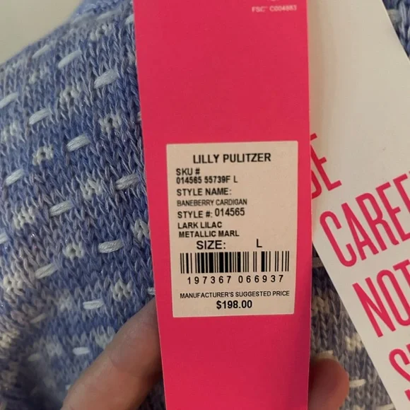 Lilly Pulitzer Baneberry Cardigan Sweater - Picture 4 of 4